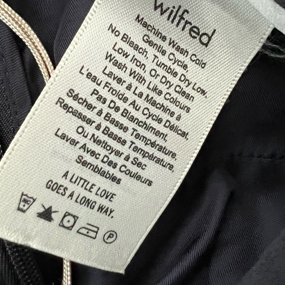 Aritzia Wilfred Geneva High Rise Tie Waist Straight Trouser Anke Pant Sz 2 - Picture 8 of 10